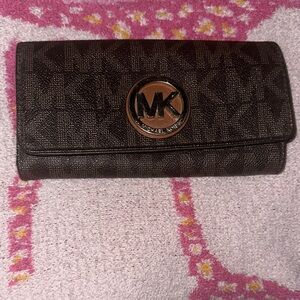 Michael Kors Brown Monogram Wallet